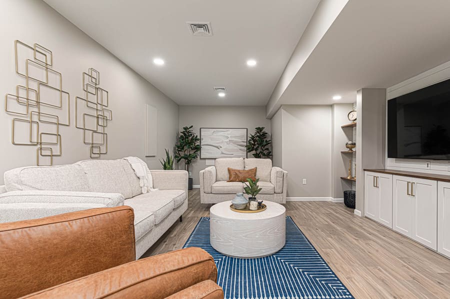Manheim Township Basement Remodel with living space